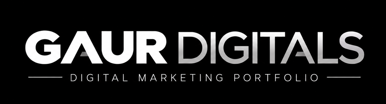 Gaur Digitals Portfolio Banner